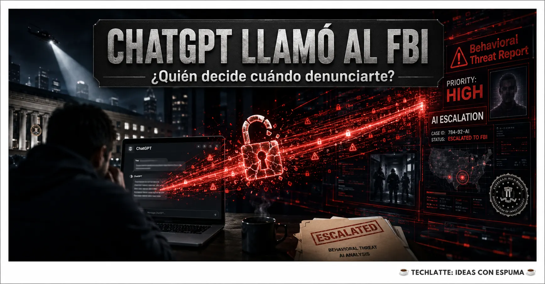 Cover for ChatGPT called the FBI: who decides when to report you?
